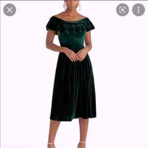 Green Velvet Akilah Hill House Home Nap Dress Med